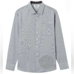 Men's Drapper Chic Polka Dot Button Down Shirt